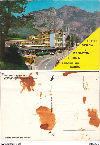 LIMONE SUL GARDA - BRESCIA - HOTEL BERNA & MAGAZZINI BERNA -57183-