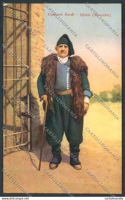 Cagliari Costumi Sardi Iglesias cartolina ZG0493