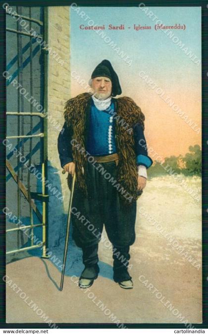 Cagliari Iglesias Costumi cartolina MT1861