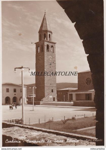 CARBONIA:  Campanile da Torre Littoria    1940