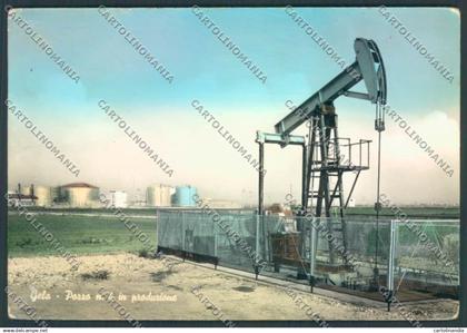 Caltanissetta Gela Petrolio Foto FG cartolina ZF7007