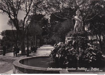 # CALTANISSETTA: GIARDINO PUBBLICO - PUTTINO - 1953