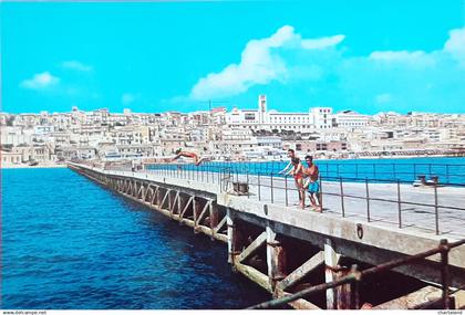 Cartolina Gela - Pontile Panorama - 1969
