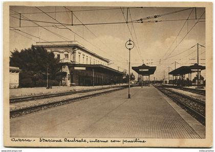 AVERSA, STAZIONE CENTRALE, INTERNO CON PENSILINA, ED. DITTA SORRIENTO