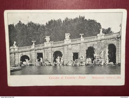Cartolina Cascata di Caserta - Ninfe - Monumenti Artistici - 1917