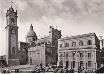 CALTAGIRONE - Campanile e Banco di Sicilia 1956