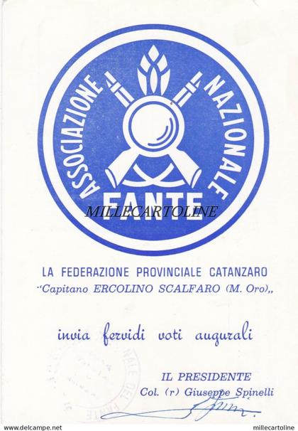 CATANZARO: Associazione Nazionale  "Fante"