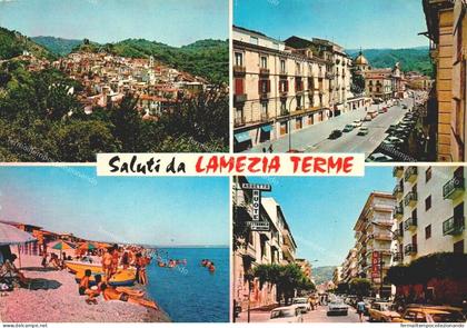 dv315 cartolina saluti da lamezia terme, provincia di catanzaro