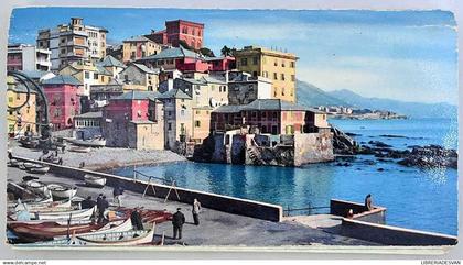 Libro acordeón con 21 Postales de Genova, Italia. Años 60. Kodak Ektachrome