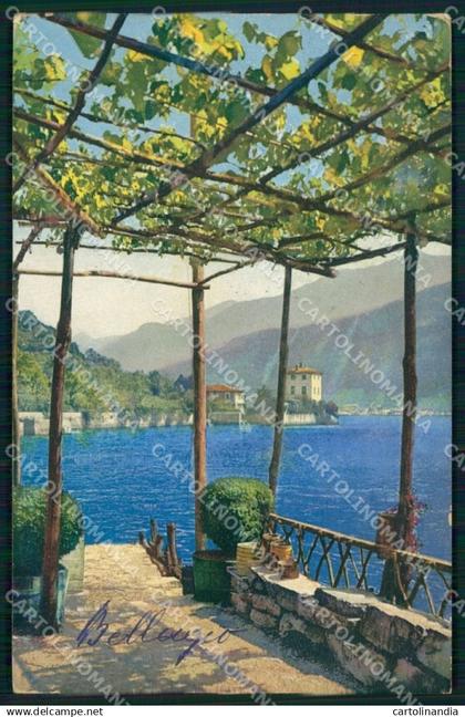 Como Bellagio Lago di Como Pergolato cartolina MX4266