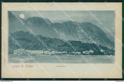 Como Cadenabbia Lago di Como Chiaro di Luna cartolina VK0202