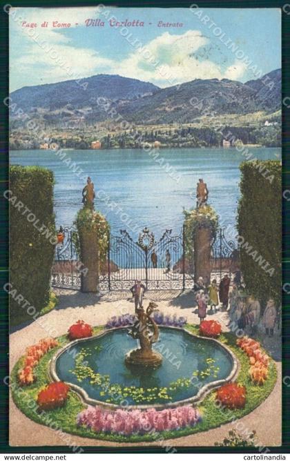 Como Tremezzo Villa Carlotta Lago di Como cartolina MT2209