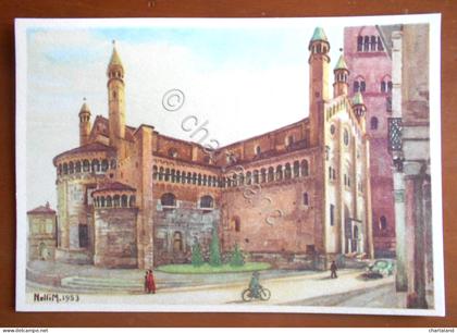 Cartolina Cremona - Duomo di Cremona visto da Via Boccaccino - 1960 ca.