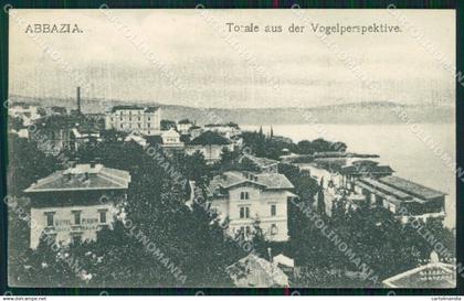Croazia Abbazia cartolina QZ9106