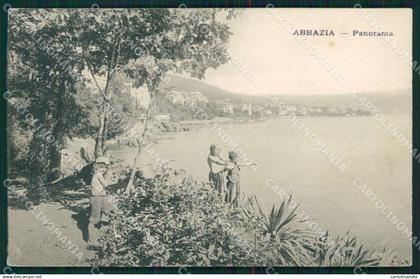 Croazia Abbazia cartolina QZ9123