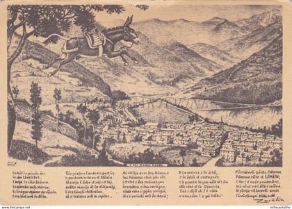 LIMONE PIEMONTE - Asino, Zaculin, Cartolina