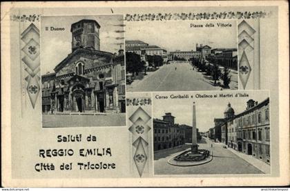 CPA Reggio Emilia Reggio nell’Emilia Emilia-Romagna, Duomo, Piazza della Vittorio