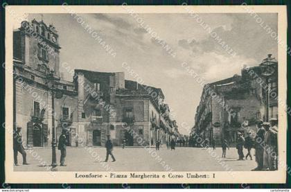 Enna Leonforte PIEGA cartolina KVM0484