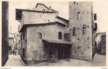 A805 Italy Firenze Florence Casa degli Alighieri RPPC vintage postcard