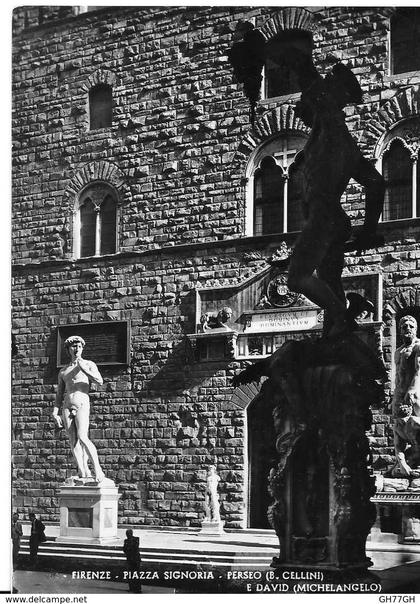 CPA FLORENCE -place signoria -persée