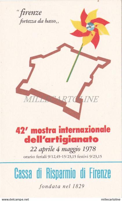 FIRENZE - 42' Mostra Internazionale dell'artigianato