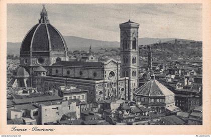 Italy Firenze Florence Panorama vintage postcard B791