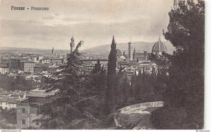 B364 Italy Firenze Florence Panorama vintage postcard