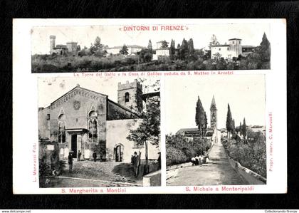 Cartolina Dintorni di Firenze la torre del Gallo, Santa Margherita a Montici, San Michele a Monteripaldi