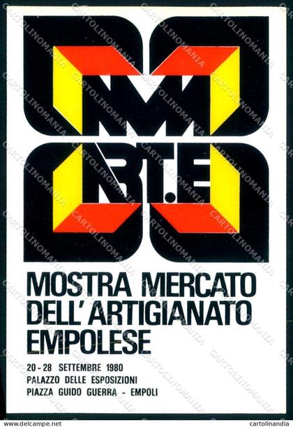 Firenze Empoli Mostra Mercato Artigianato FG cartolina JK0129