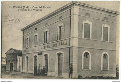 SAN VARANO (FORLI'), CASA DEL POPOLO E ORATORIO DI S. VALERIANO, 1909 Forlì