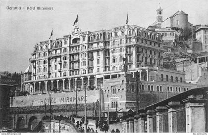 B332 Italy Genova Genoa Hotel Miramare vintage postcard