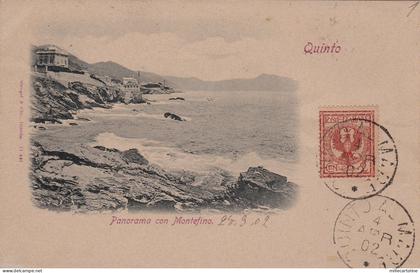 #  GENOVA - QUINTO: PANORAMA CON MONTEFINO