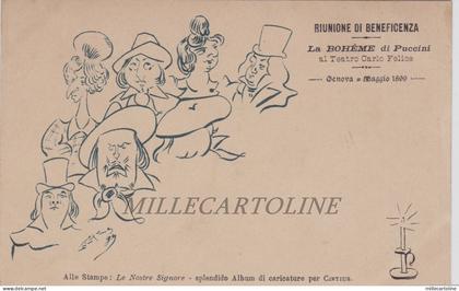 GENOVA: Riunione di Beneficenza -per l'occasione "La Boheme" al teatro C. Felice