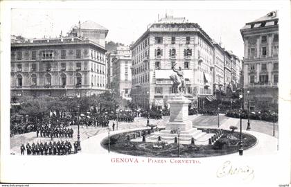 Italy - Italie - Genova - Genoa - Piazza Corvetto -CPA