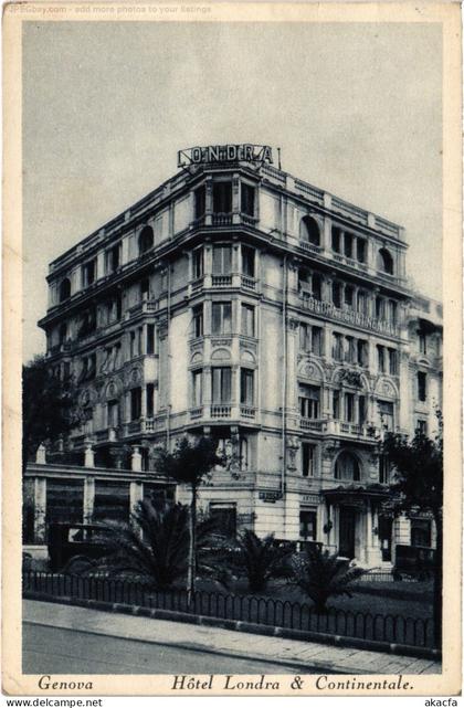 CPA AK Genova Hotel Londra & Continentale ITALY (1499936)