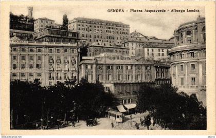 CPA GENOVA Piazza Acquaverbe-Albergo Londra ITALY (523737)