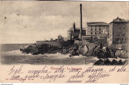 #GENOVA-QUINTO: LA SPIAGGIA 1900