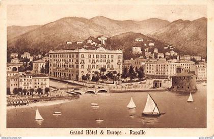 Italia - RAPALLO (Genova) Grand Hôtel & Europe