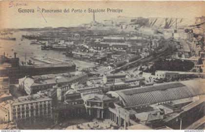 lot403 italy genova genoa harbour and railway station