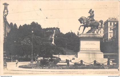 lot403 italy genova genoa real photo piazza corvetto 1923