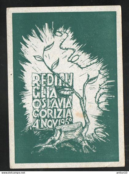 $#$#(AD2512)-ITALIA -Gorizia-Redipuglia Oslava Gorizia 4 nov. 1950-Ass.Naz.Combattenti sezione di Gorizia, nuova