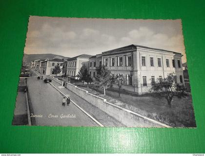 Cartolina Isernia - Corso Garibaldi 1955 ca