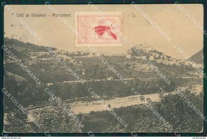 Isernia Colli a Volturno PIEGHINA cartolina KV4326