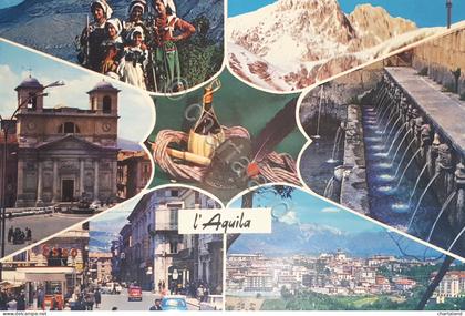 Cartolina - L'Aquila - vedute - 1969
