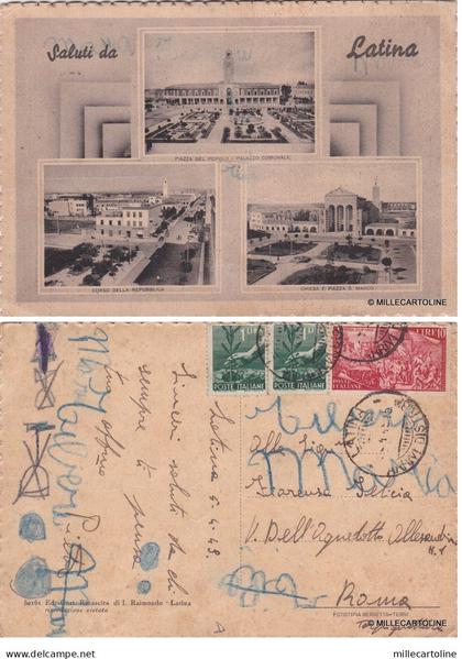 # LATINA: SALUTI DA   1949