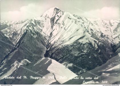 i501  cartolina veduta dal m.muggio vetta del legnone provincia di lecco