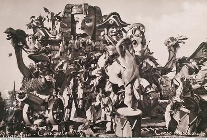 Cartolina - Viareggio - Carnevale - 1953