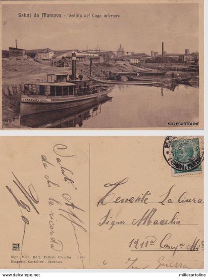 MANTOVA: Veduta del Lago Inferiore