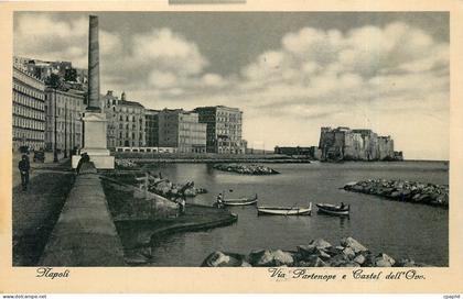 CPA Napoli-Via Partenope e Castel dell Ovo