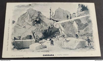 Cartolina Carrara - Cava Corsi